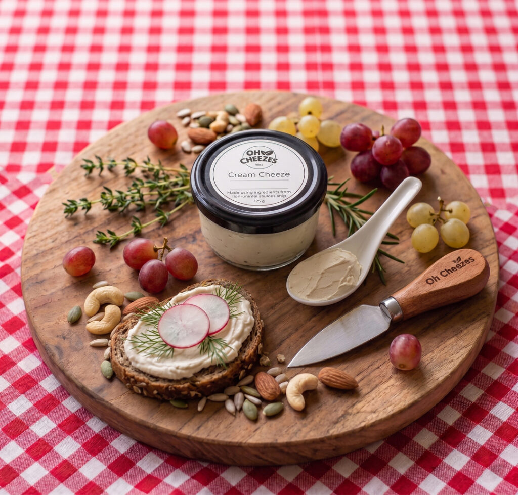 Cream Cheeze Cream Cheeze – Smooth and spreadable artisanal vegan cream cheese by Oh Cheezes Bali
