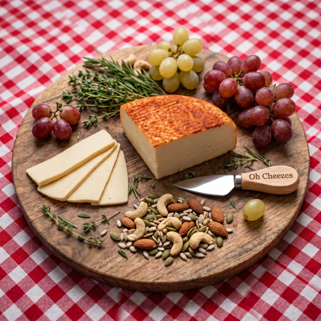 Munster Munster – Savory and bold artisanal vegan Munster cheese by Oh Cheezes Bali