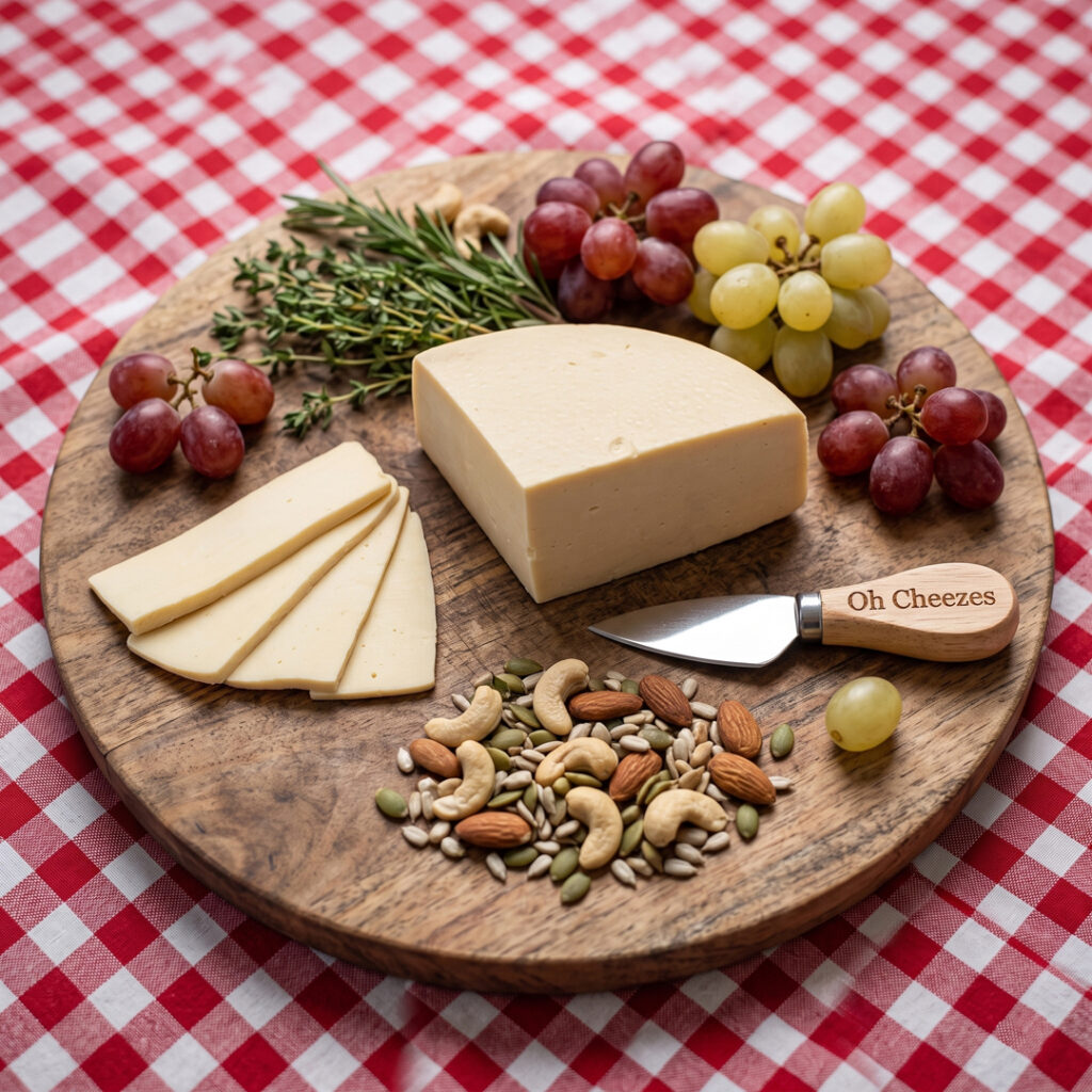 Smoked Gouda Smoked Gouda – Handcrafted rich and smoky artisanal vegan gouda by Oh Cheezes Bali