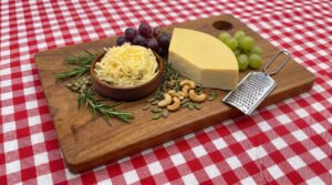 Hard Parmesan – Handcrafted aged plant-based parmesan cheese wedge by Oh Cheezes Bali