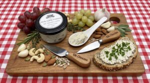 Herb Garlic Frenchy – Artisanal vegan herb and garlic cheese by Oh Cheezes Bali